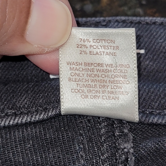 Sz 14 LOFT Charcoal Black Curvy Skinny Jeans Modern Fit - Picture 8 of 8